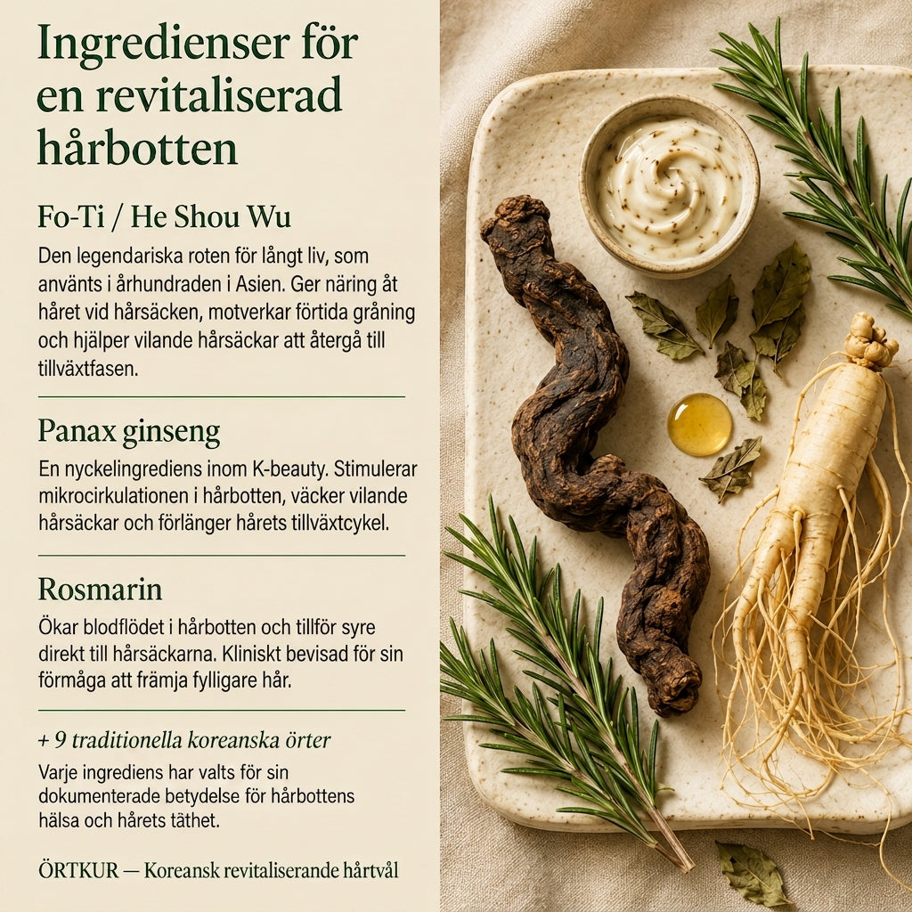 Örtkur — Koreansk Hårbottenbar